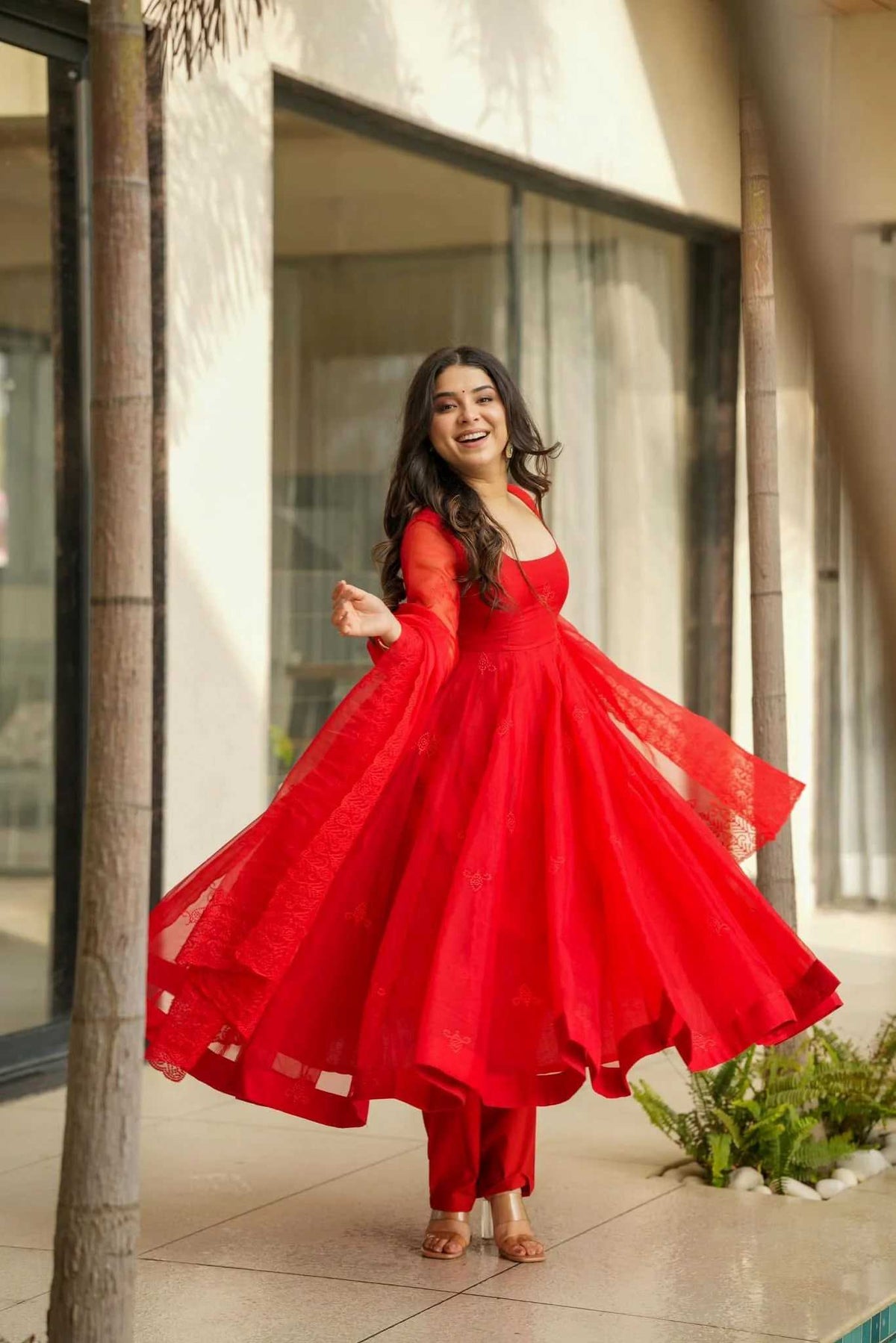 Tabby Silk Anarkali Suit