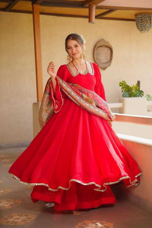 Faux Georgette Suit 1046