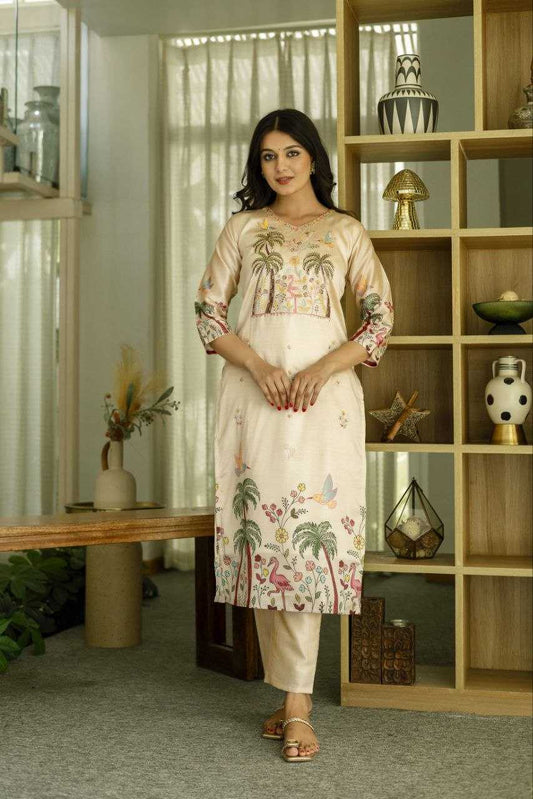 Assam Silk Embroidery Suit 25