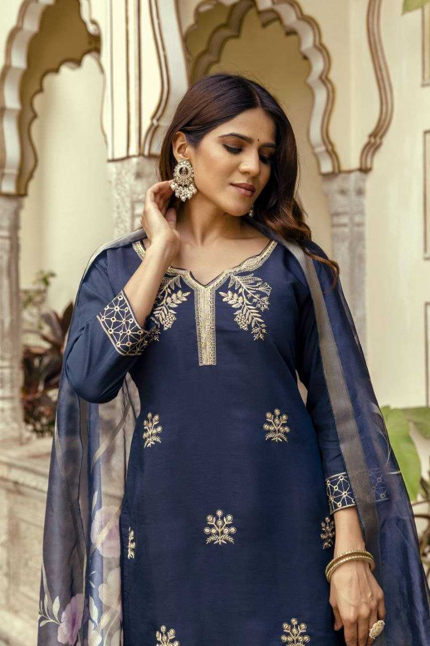 Viscose Chanderi Ladies Suit