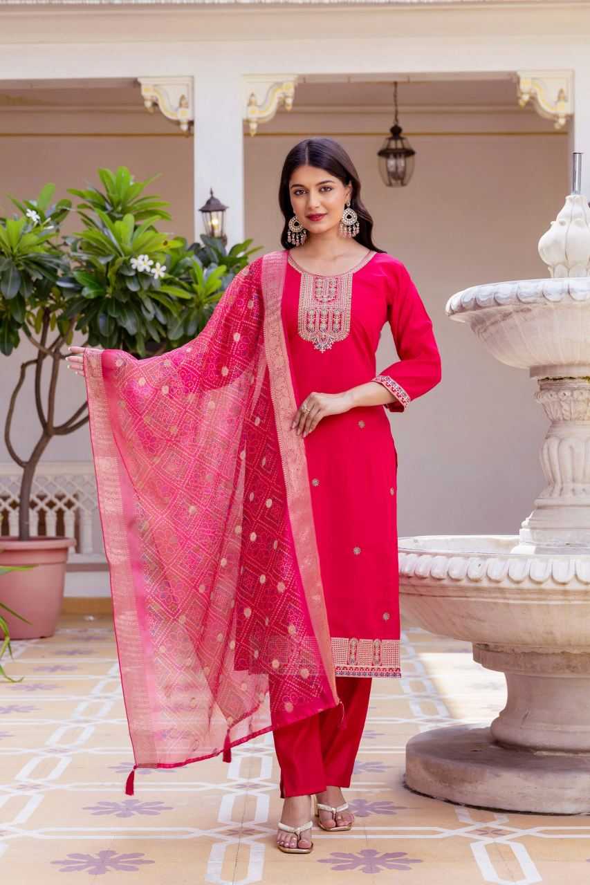 Viscose Chanderi Ladies Suit 37