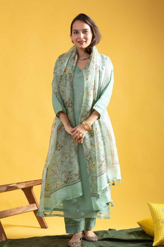 Viscose Chanderi Ladies Suit 624