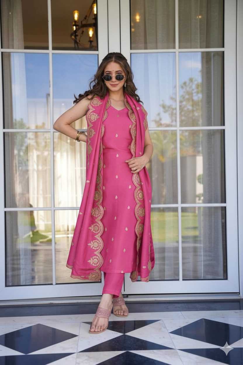 Viscose Designer Kurti in Rama