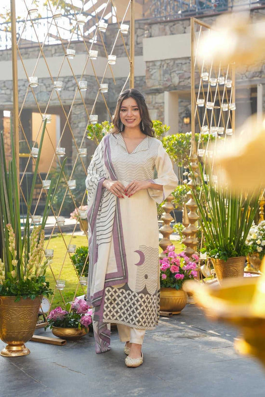Muslin Ladies Suit 645