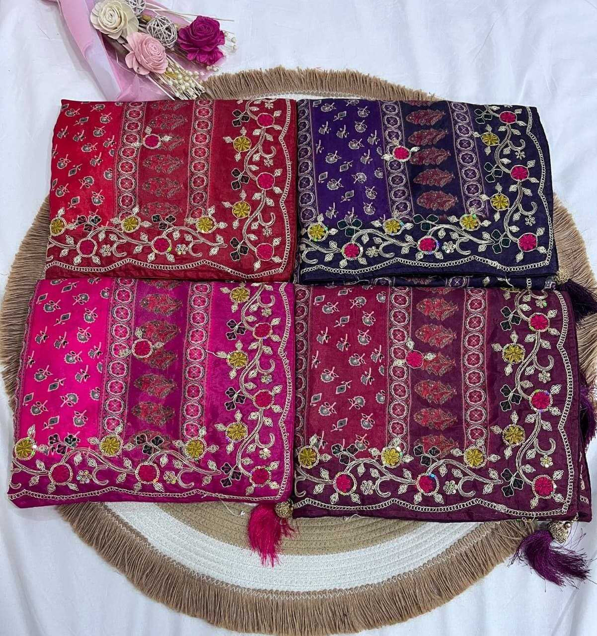 Dola Silk Saree in Lavender