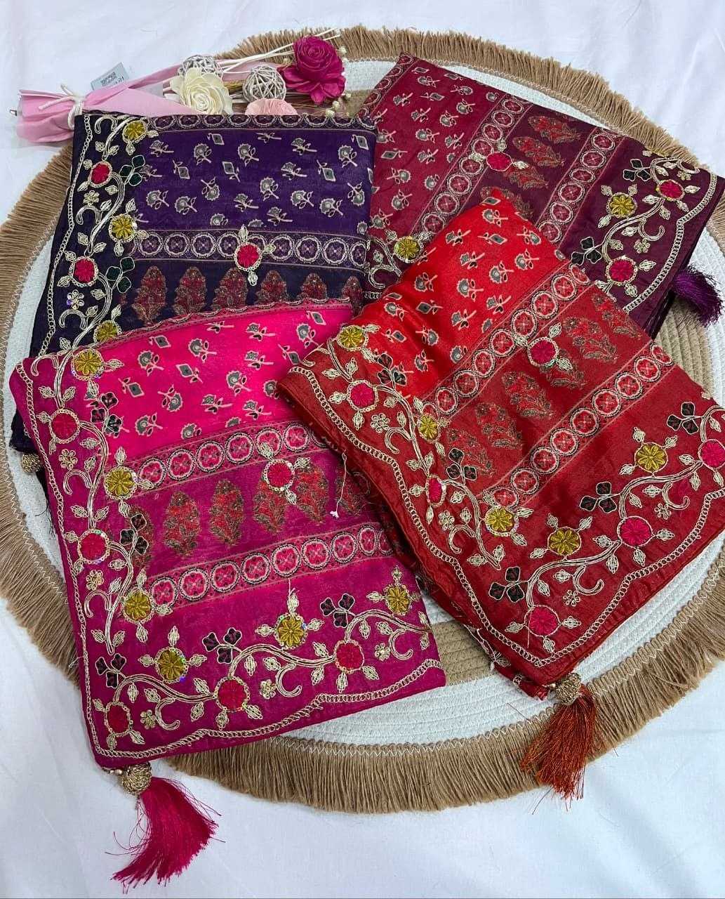 Dola Silk Saree in Lavender