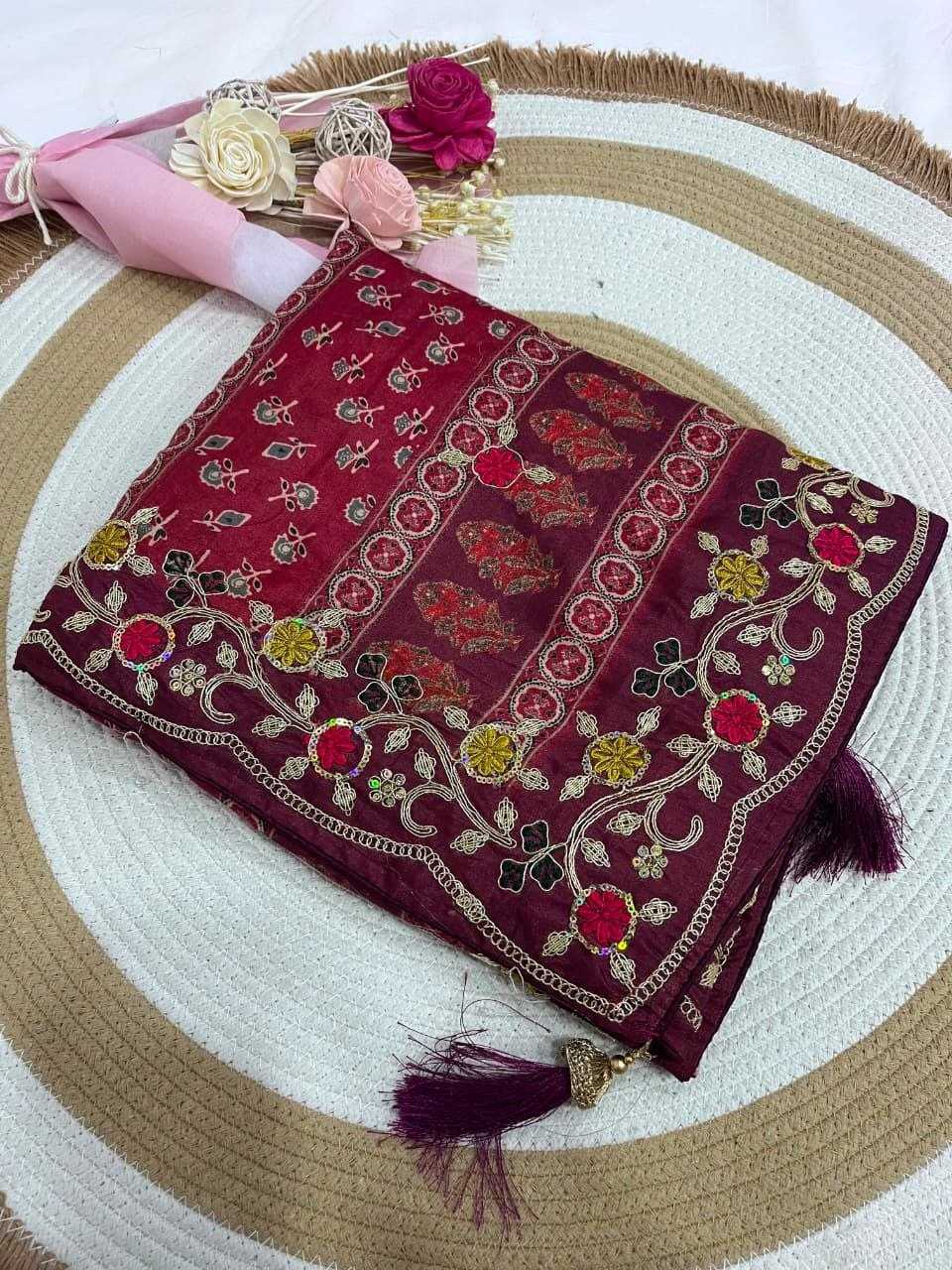 Dola Silk Saree in Lavender