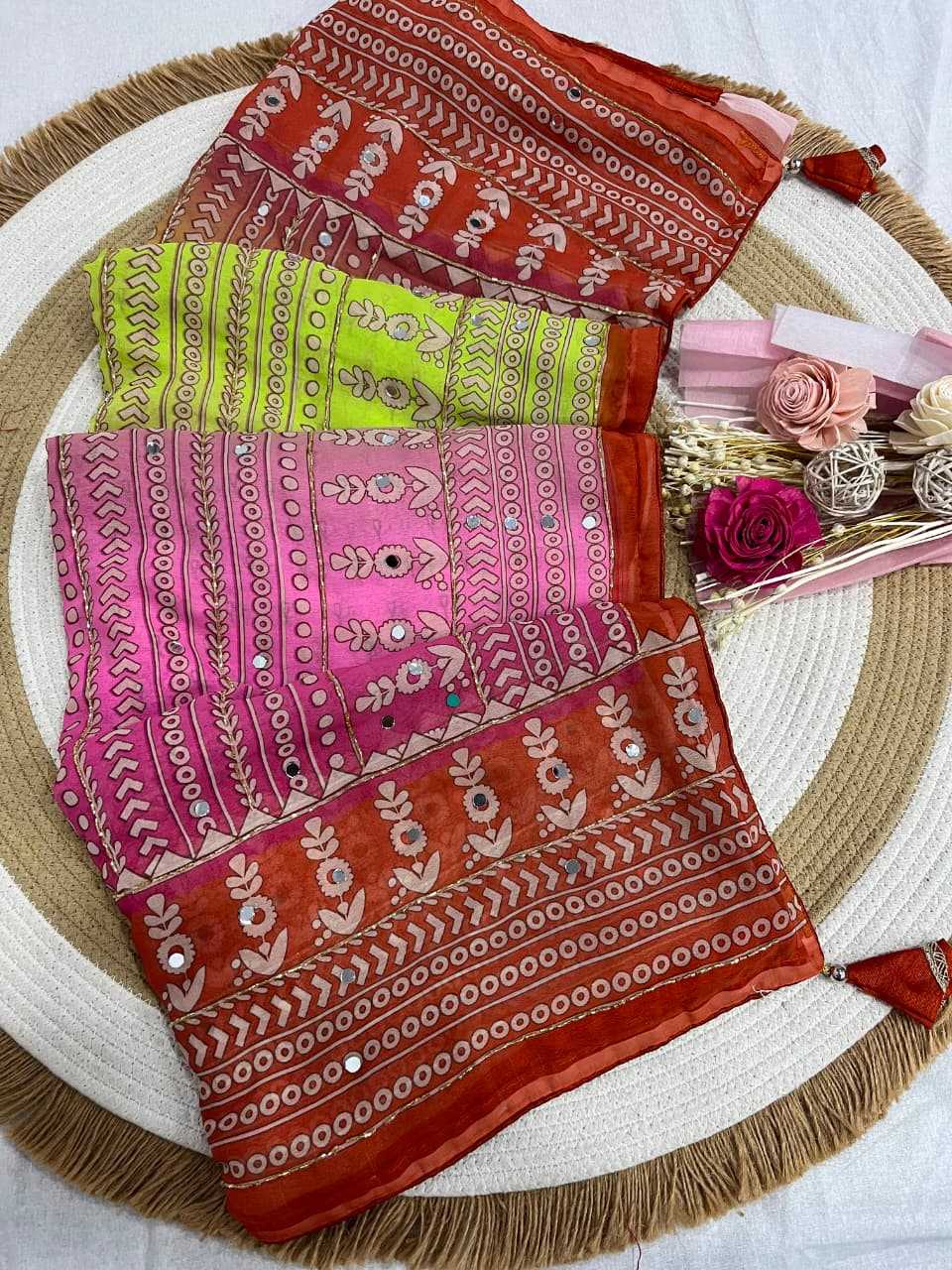 Georgette Saree in Purple