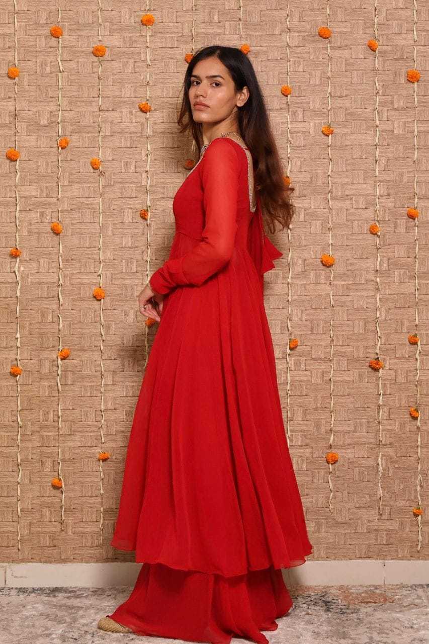 Faux Georgette Palazzo Suit 281