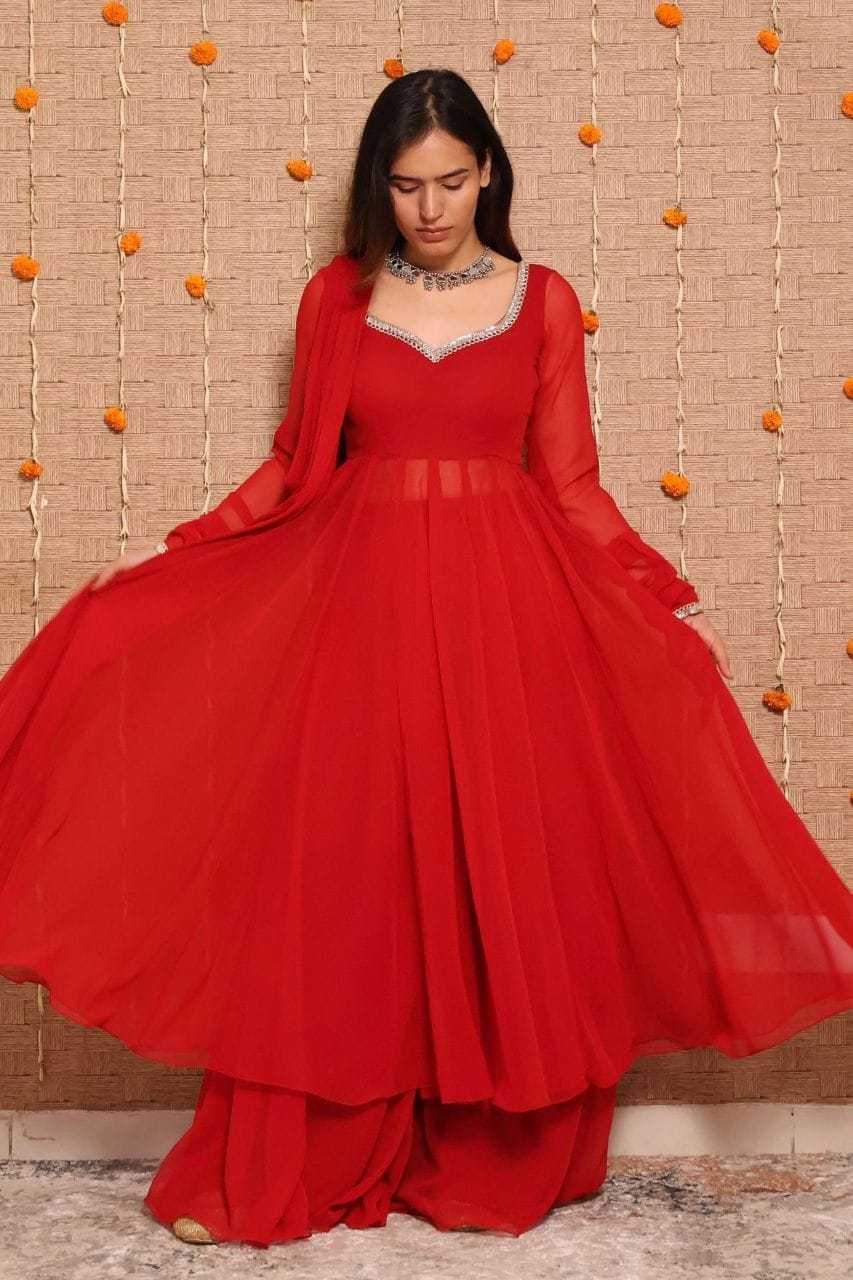 Faux Georgette Palazzo Suit 281