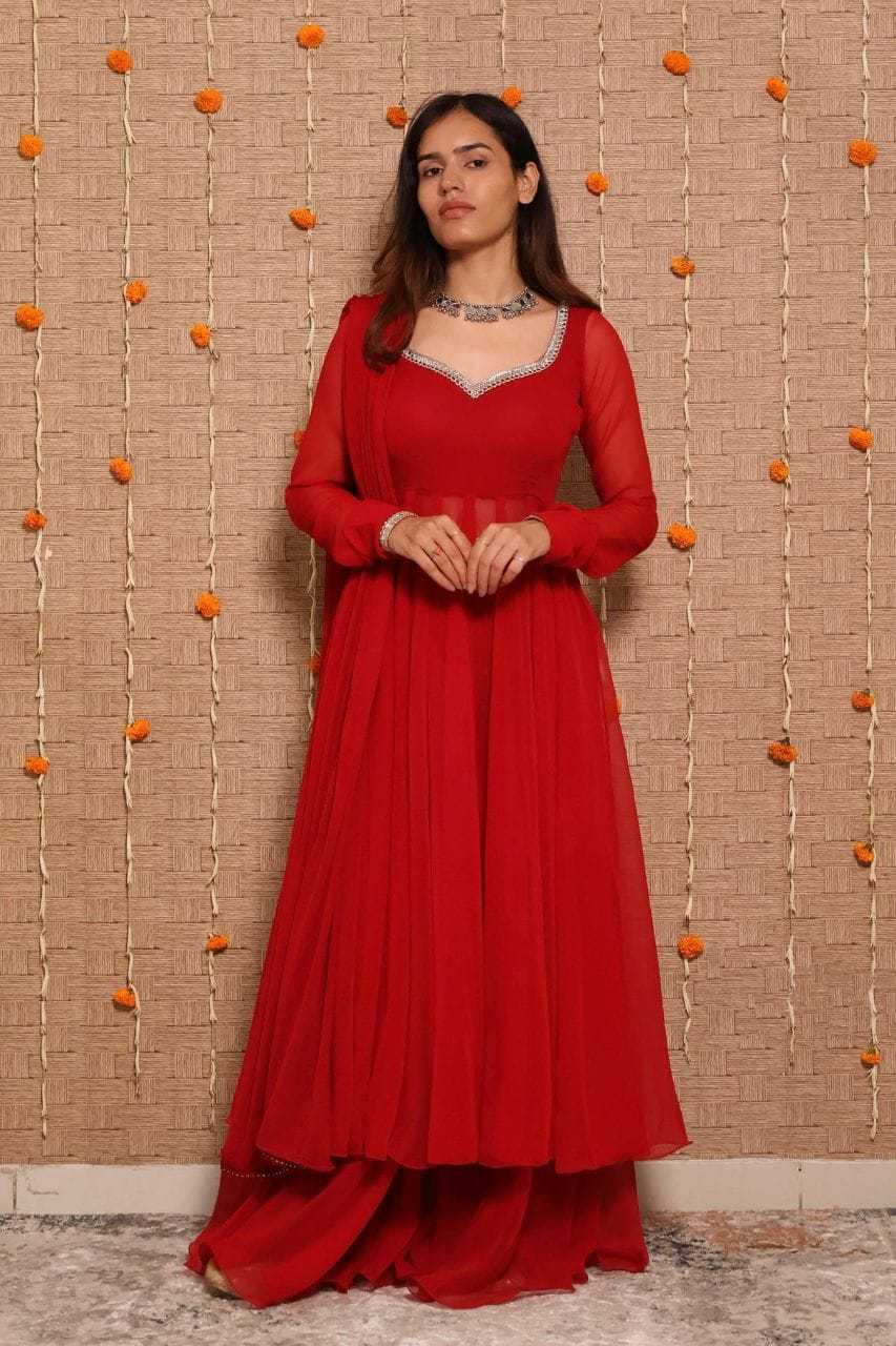 Faux Georgette Palazzo Suit 281