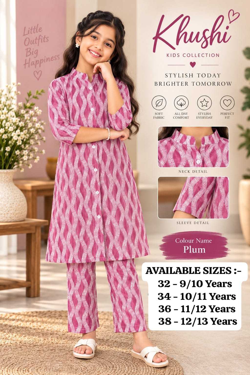 Khushi Viscose Girls Kurti