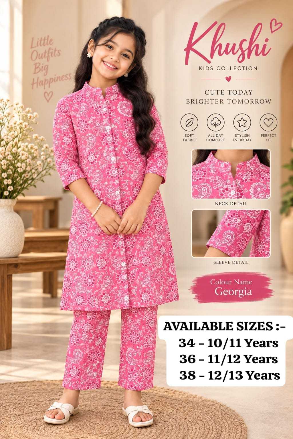 Khushi Viscose Girls Kurti