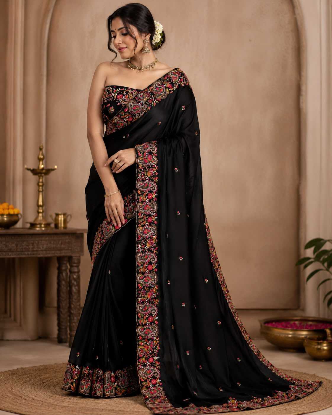 Georgette Designer Saree 1087