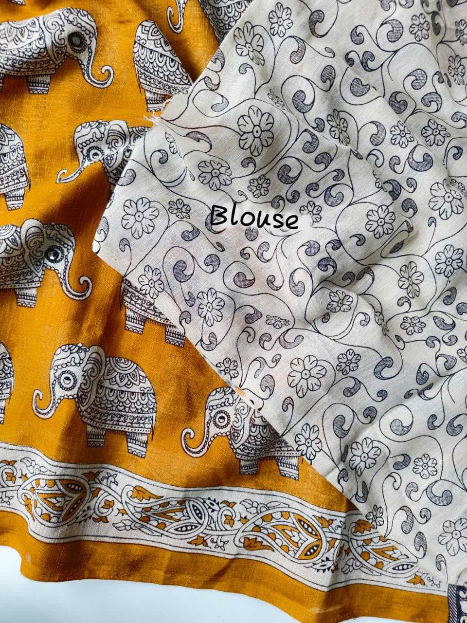 Linen Designer Saree 1090