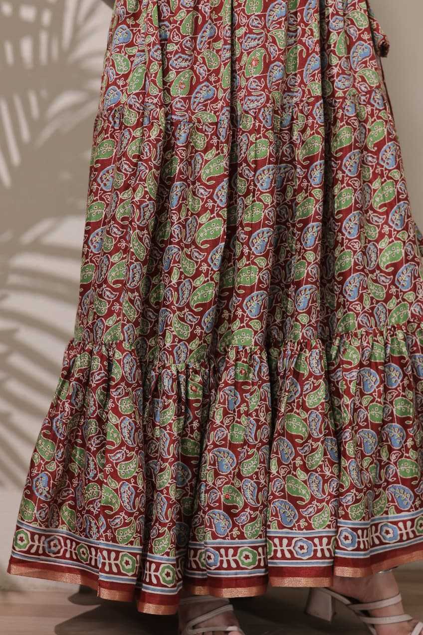 Silk Anarkali Gown