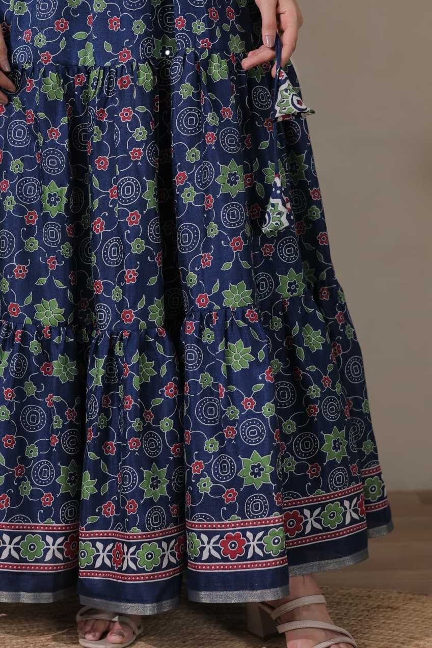 Silk Anarkali Gown