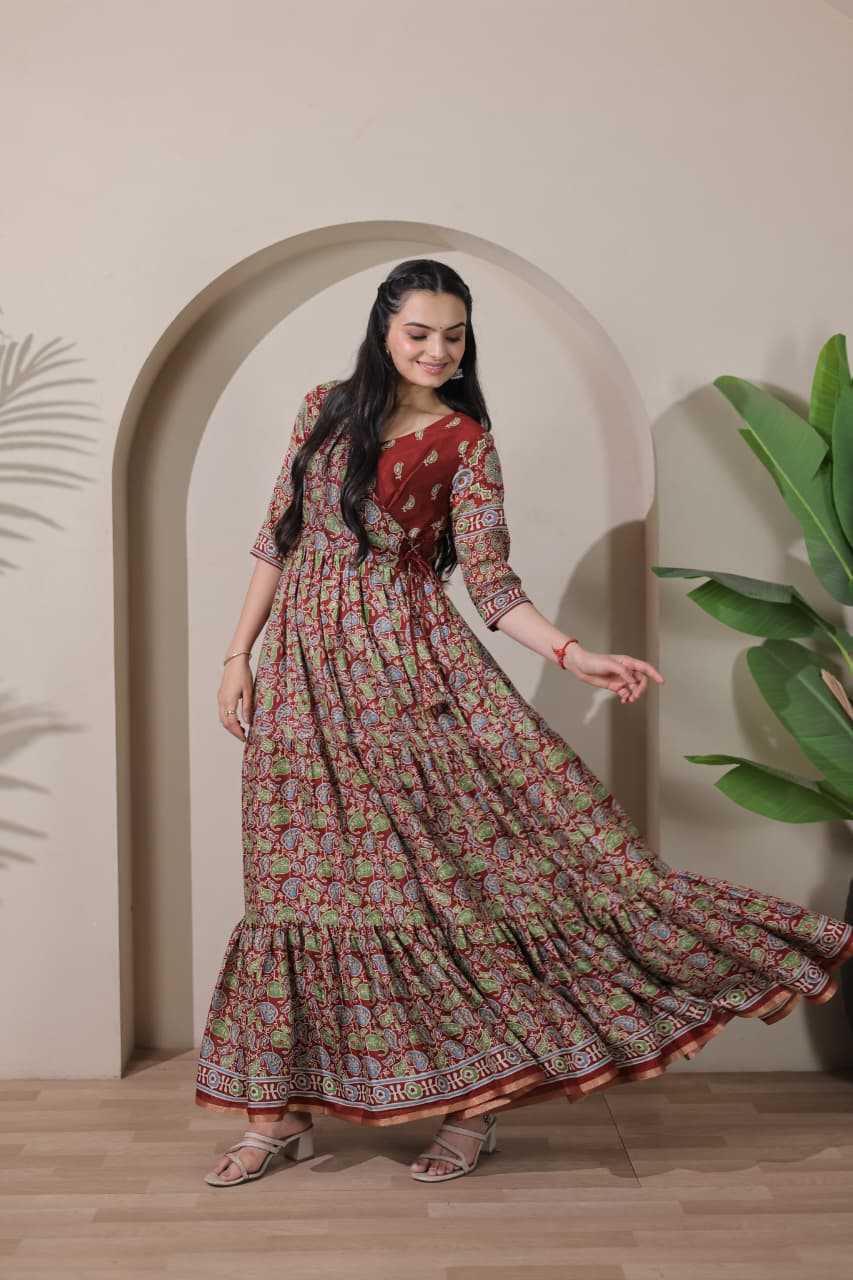 Silk Anarkali Gown