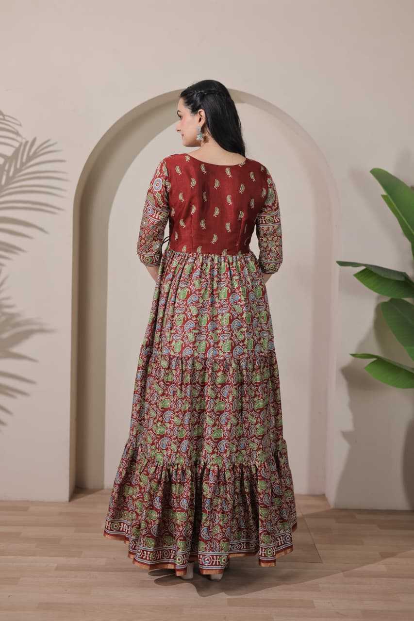 Silk Anarkali Gown
