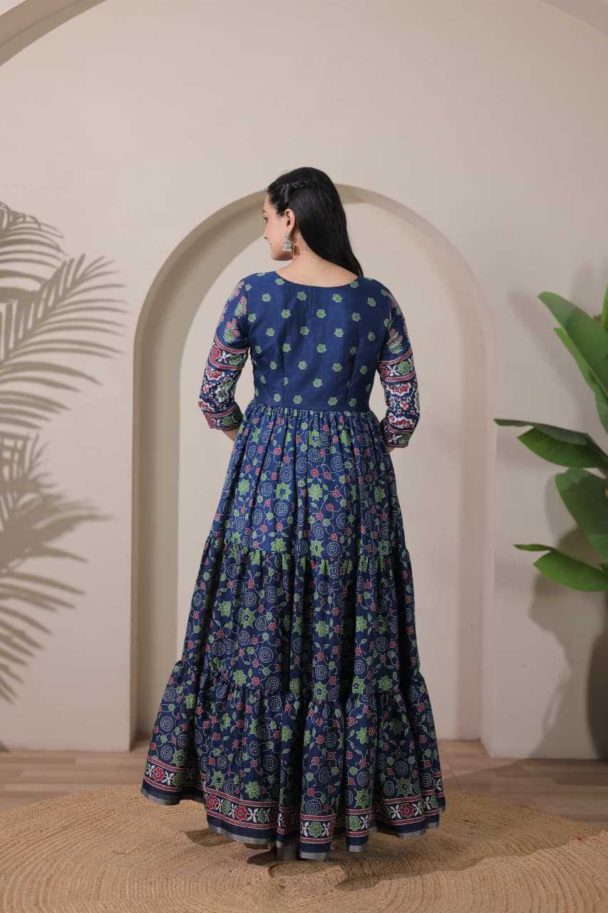 Silk Anarkali Gown