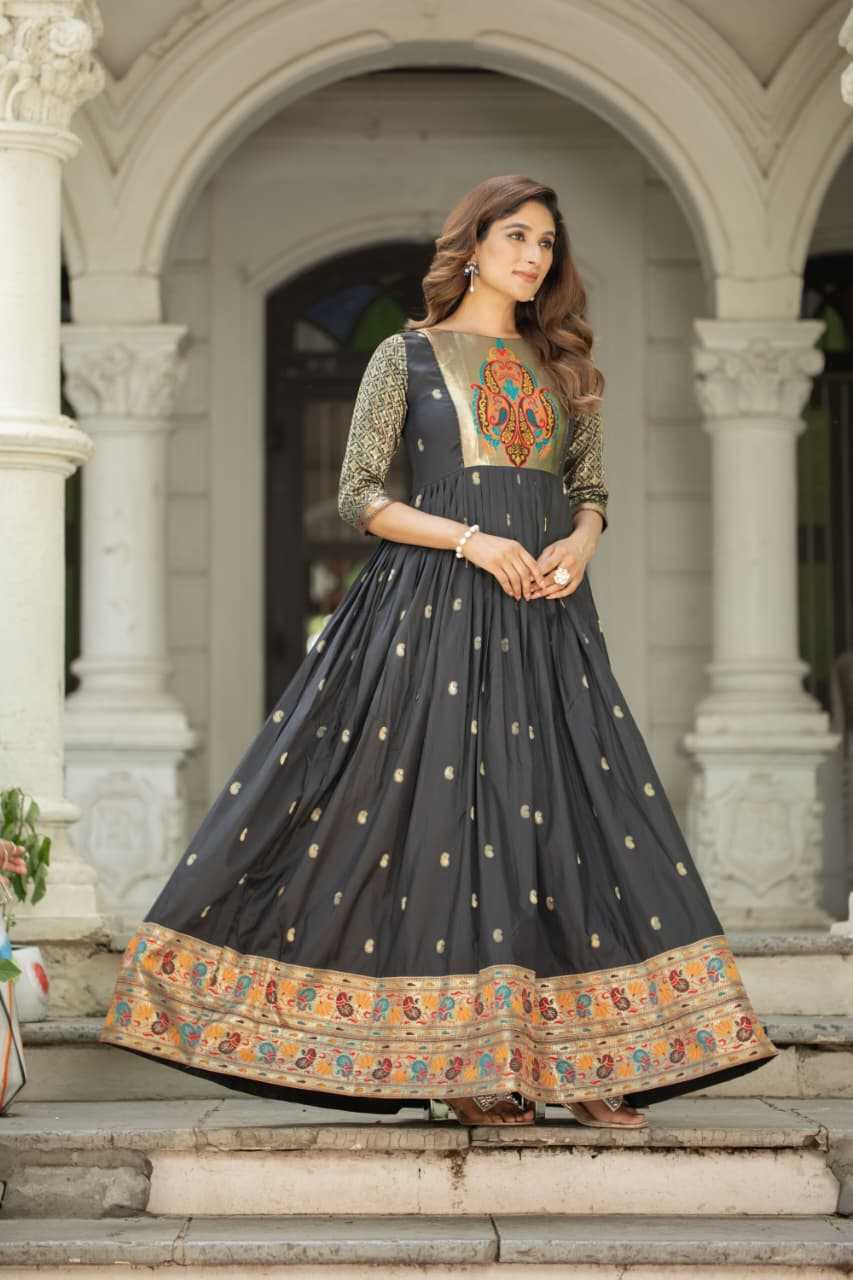 Soft Silk Party Gown
