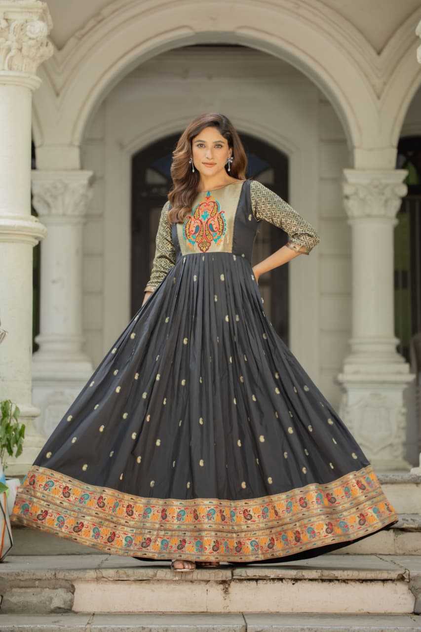 Soft Silk Party Gown