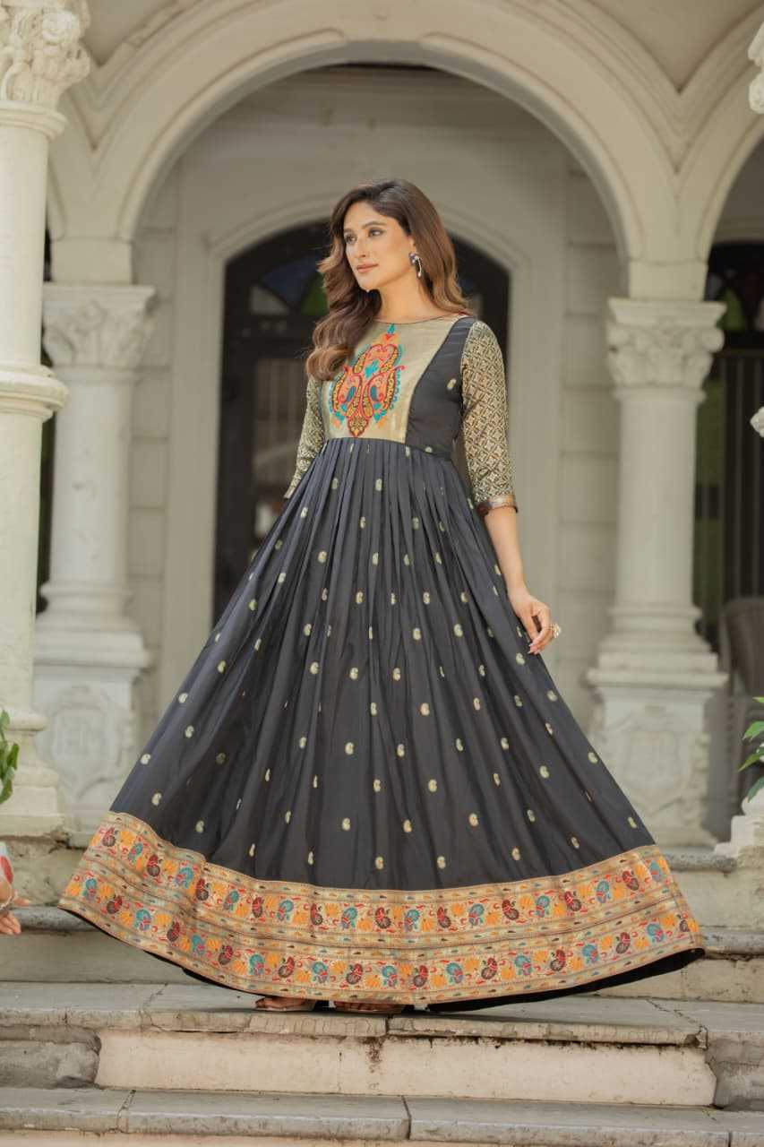 Soft Silk Party Gown