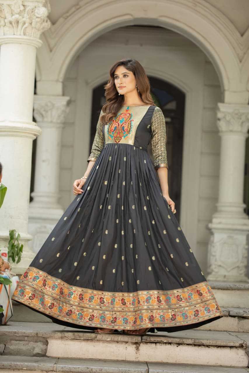 Soft Silk Party Gown