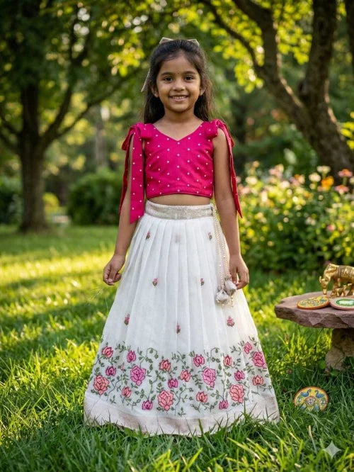 Pure Viscos Kids Lehenga