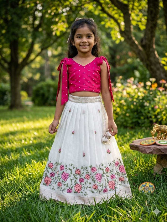 Soft Kota Kids Lehenga