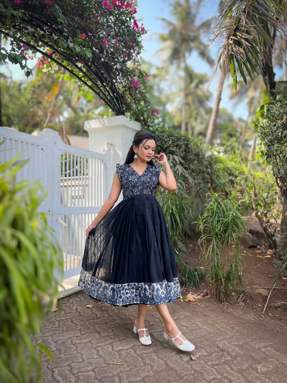 Linen Party Gown