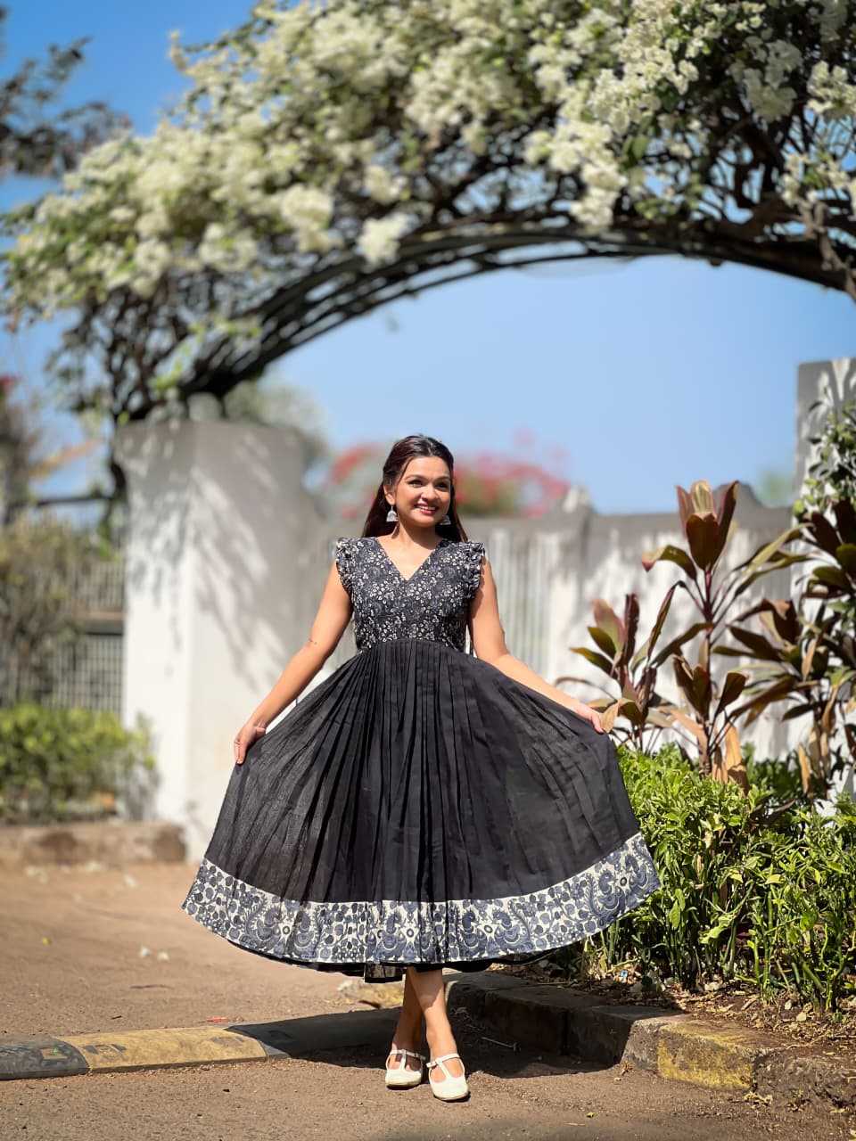 Linen Party Gown