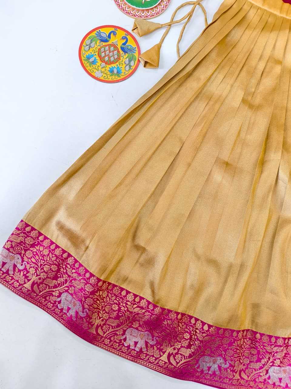 Tissue Silk Kids Lehenga