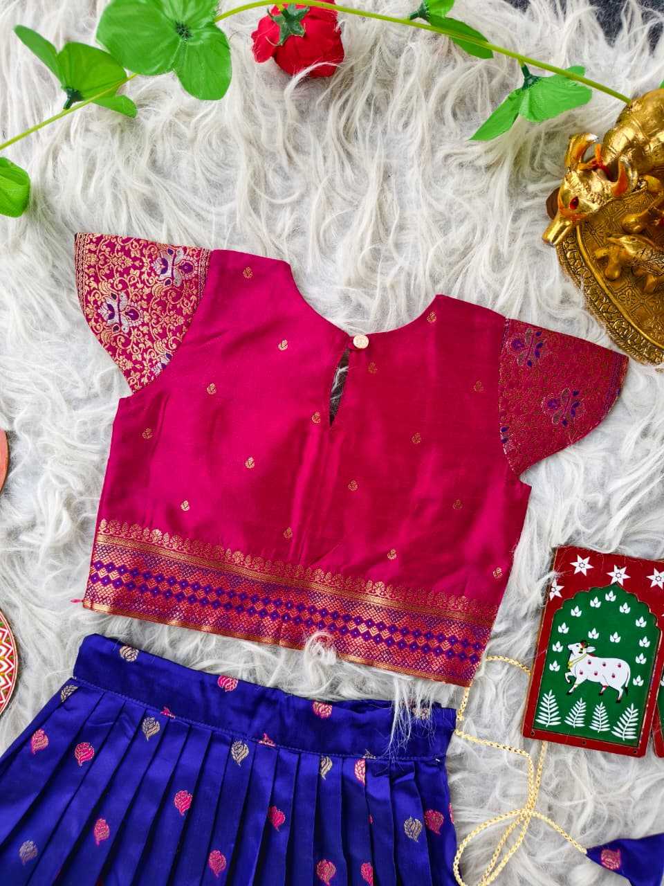 Soft Silk Kids Lehenga