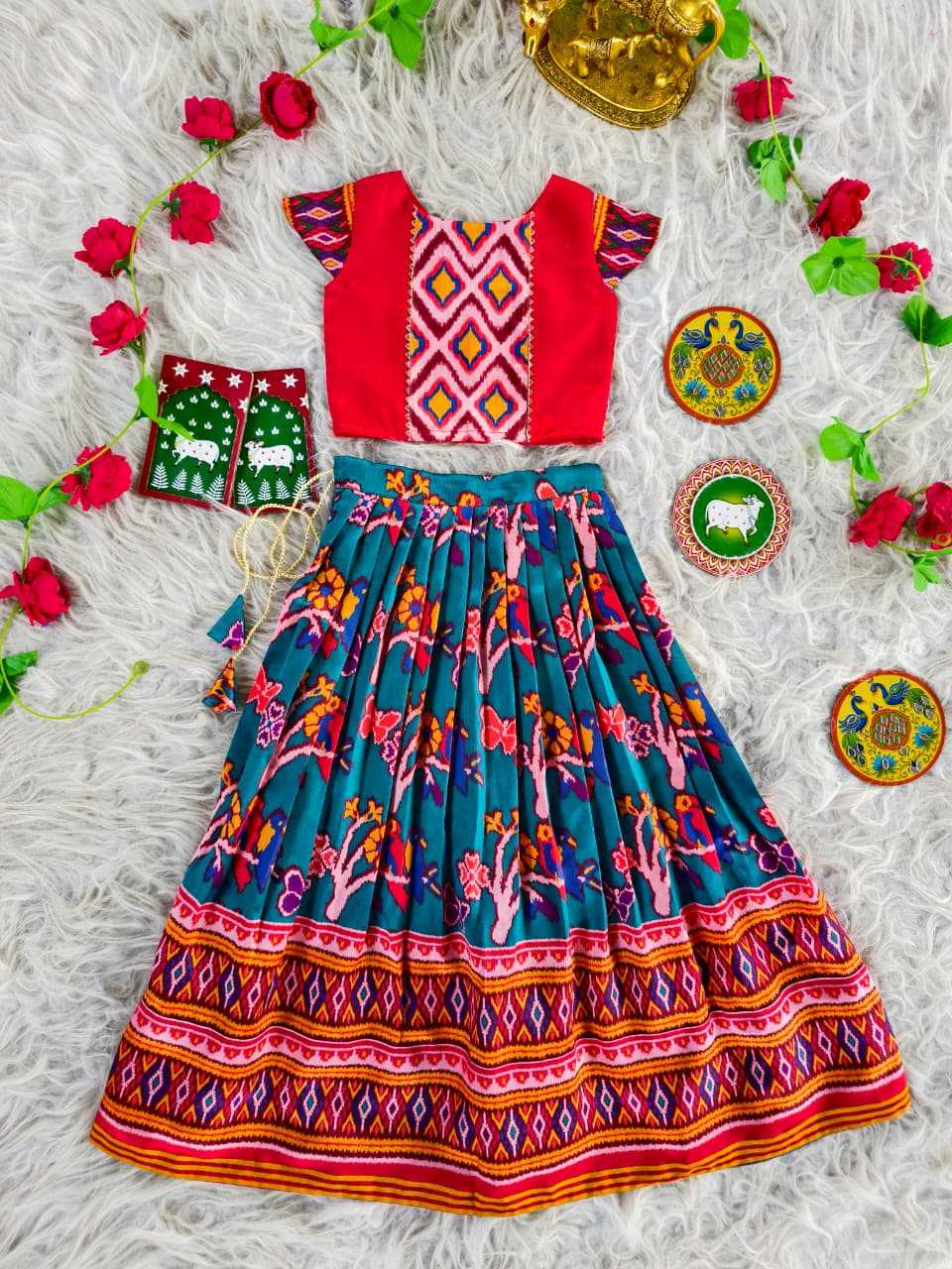Silk Kids Lehenga