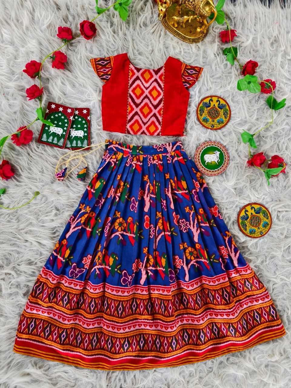 Silk Kids Lehenga