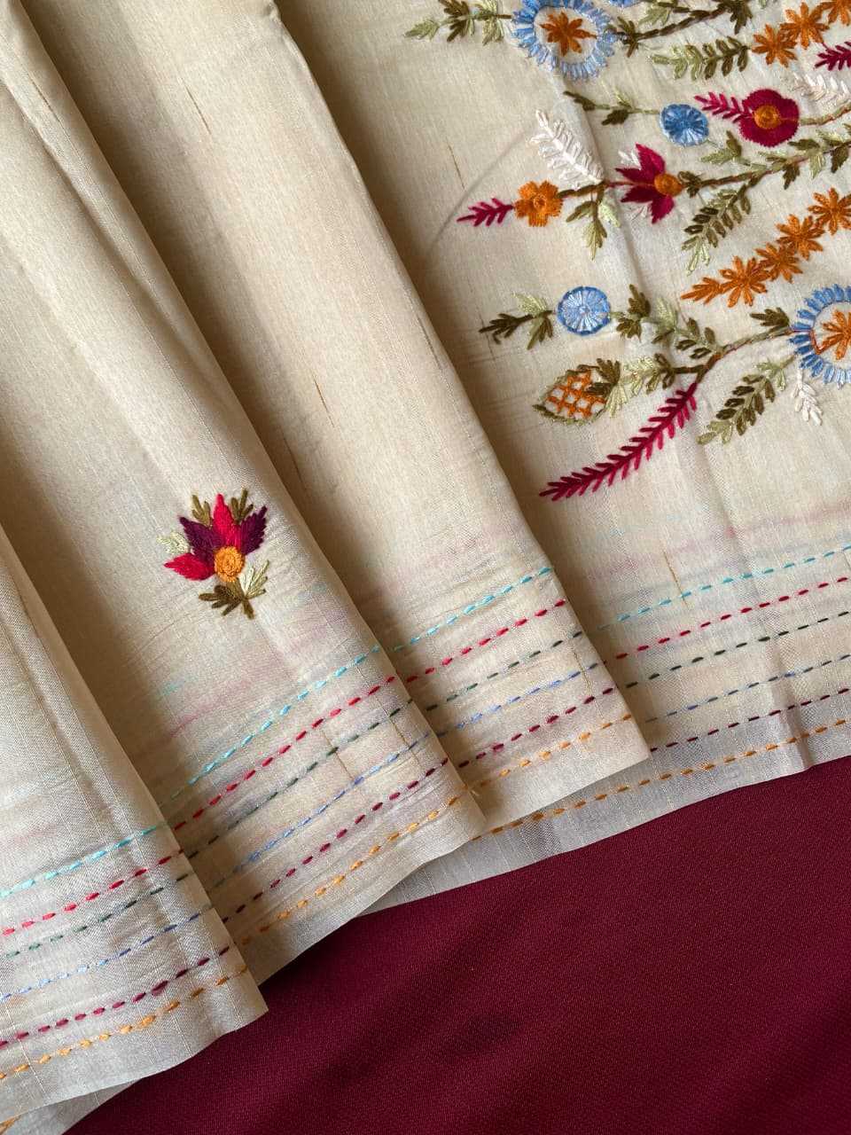 Tussar Silk Designer Saree