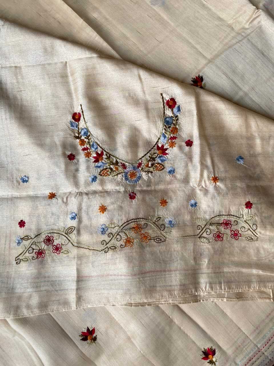 Tussar Silk Designer Saree