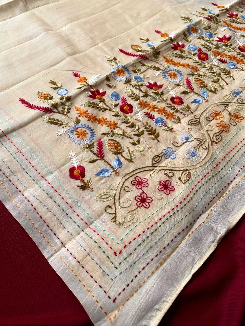 Tussar Silk Designer Saree