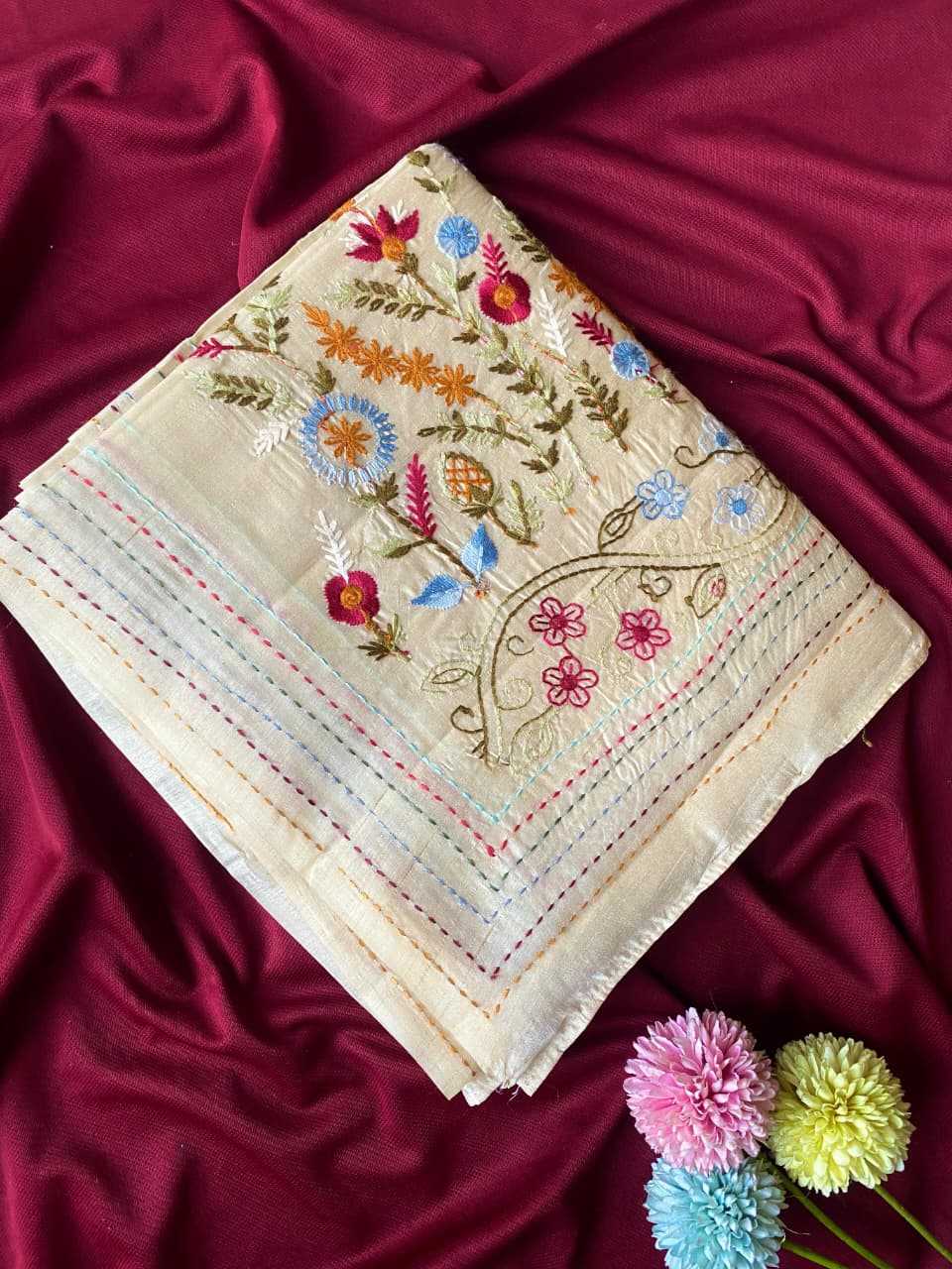 Tussar Silk Designer Saree