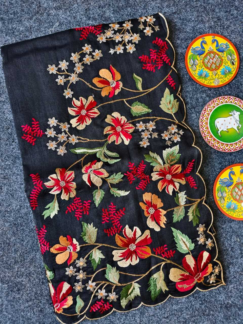 Silk Traditional Saree in Green