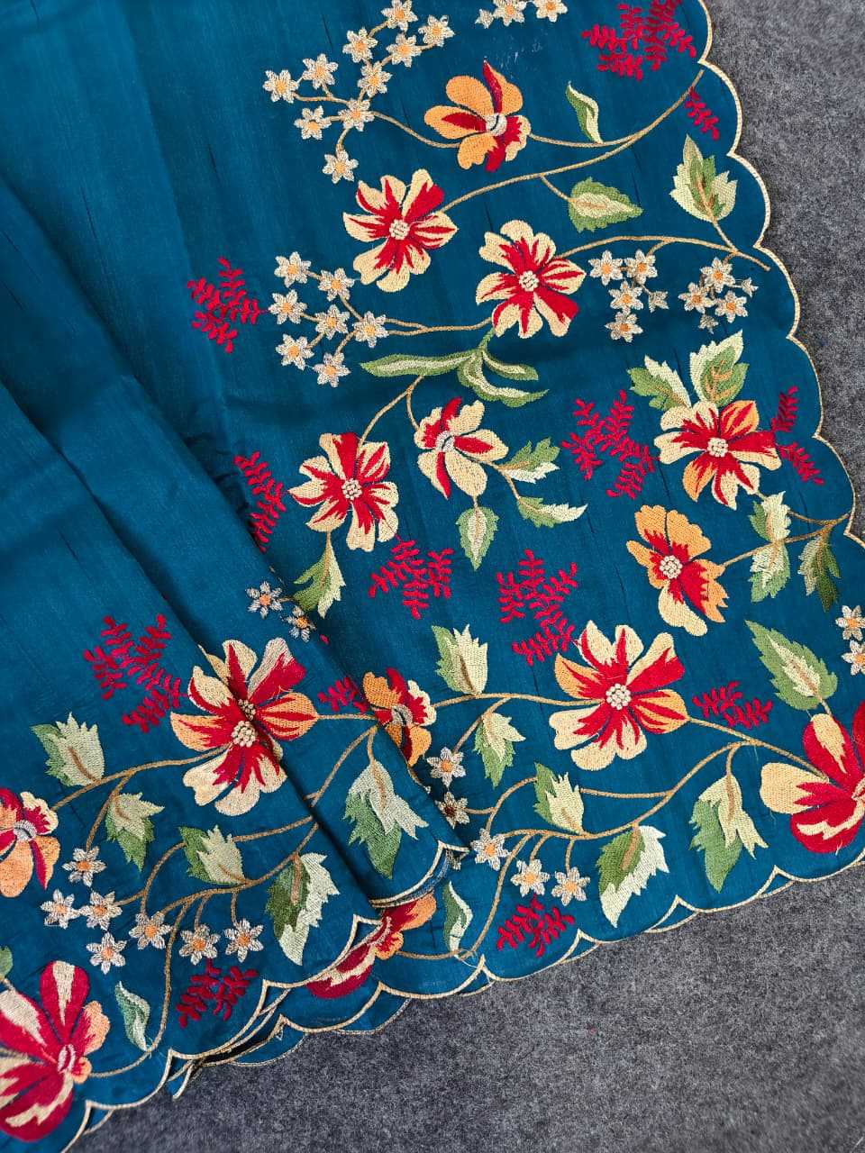 Silk Traditional Saree in Green