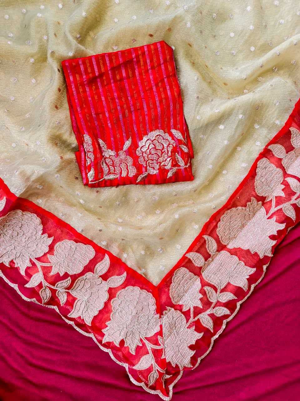 Tissue Silk Saree in Black