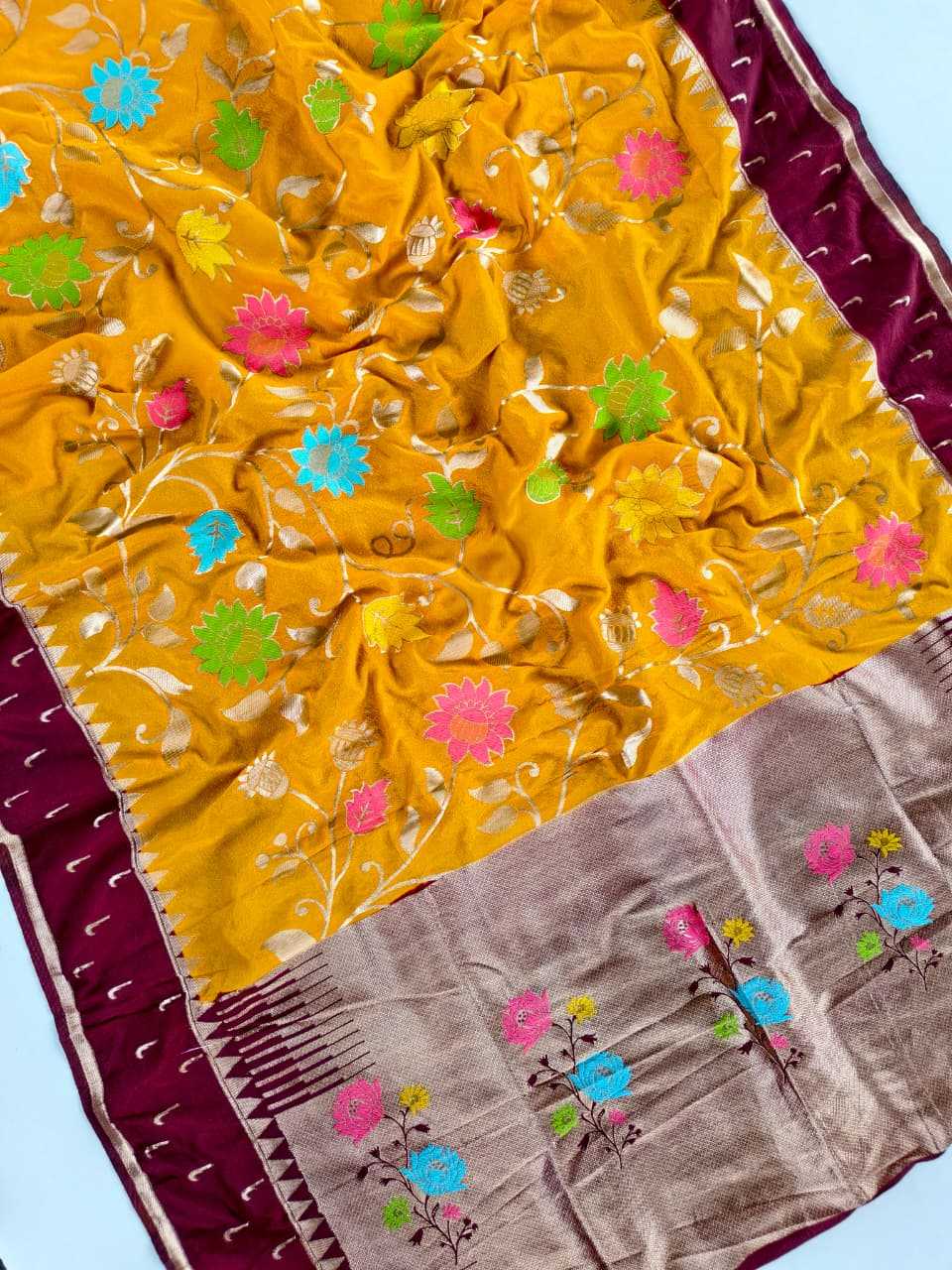 Nylon Designer Saree