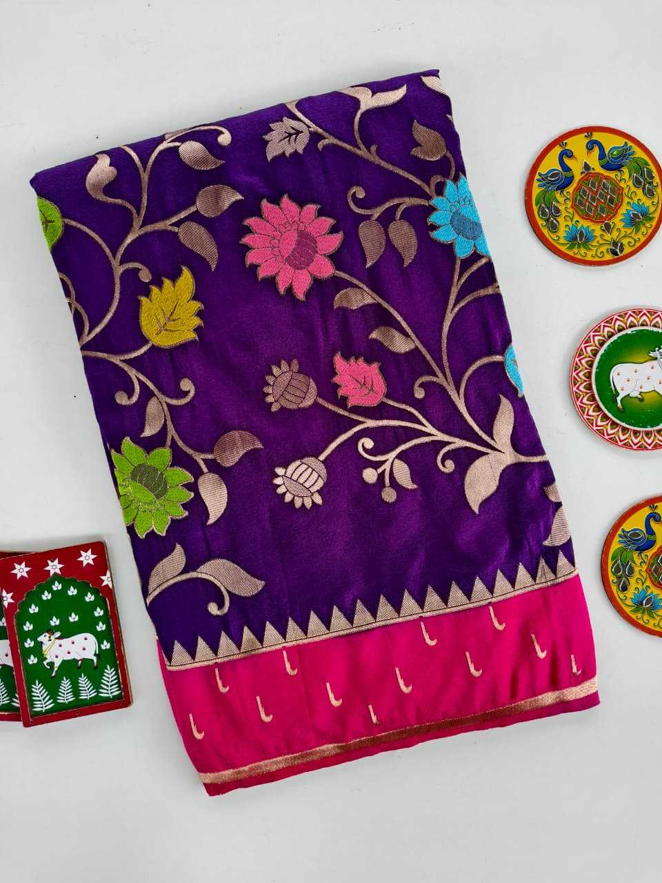 Nylon Designer Saree