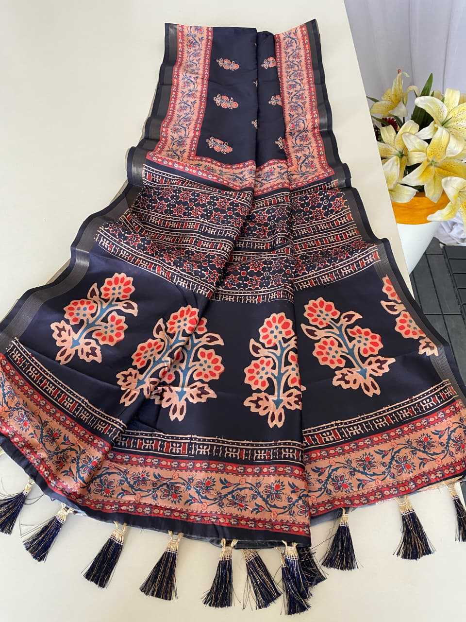 Zari Border Saree