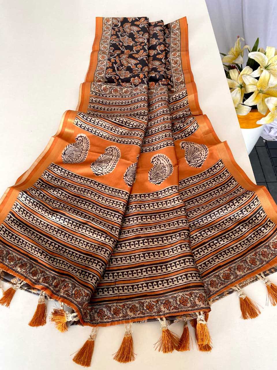 Zari Border Saree