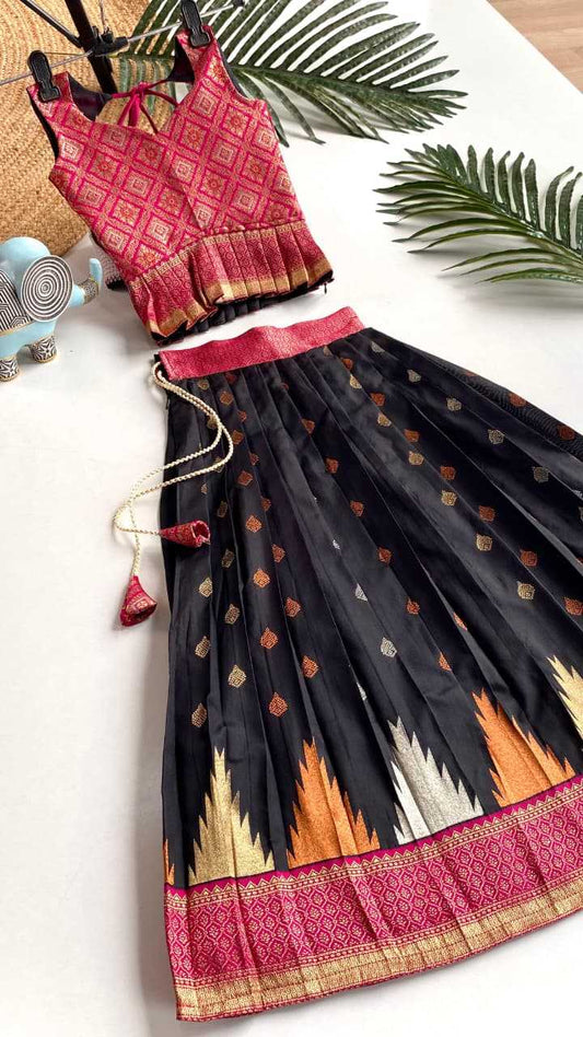 Silk Kids Lehenga