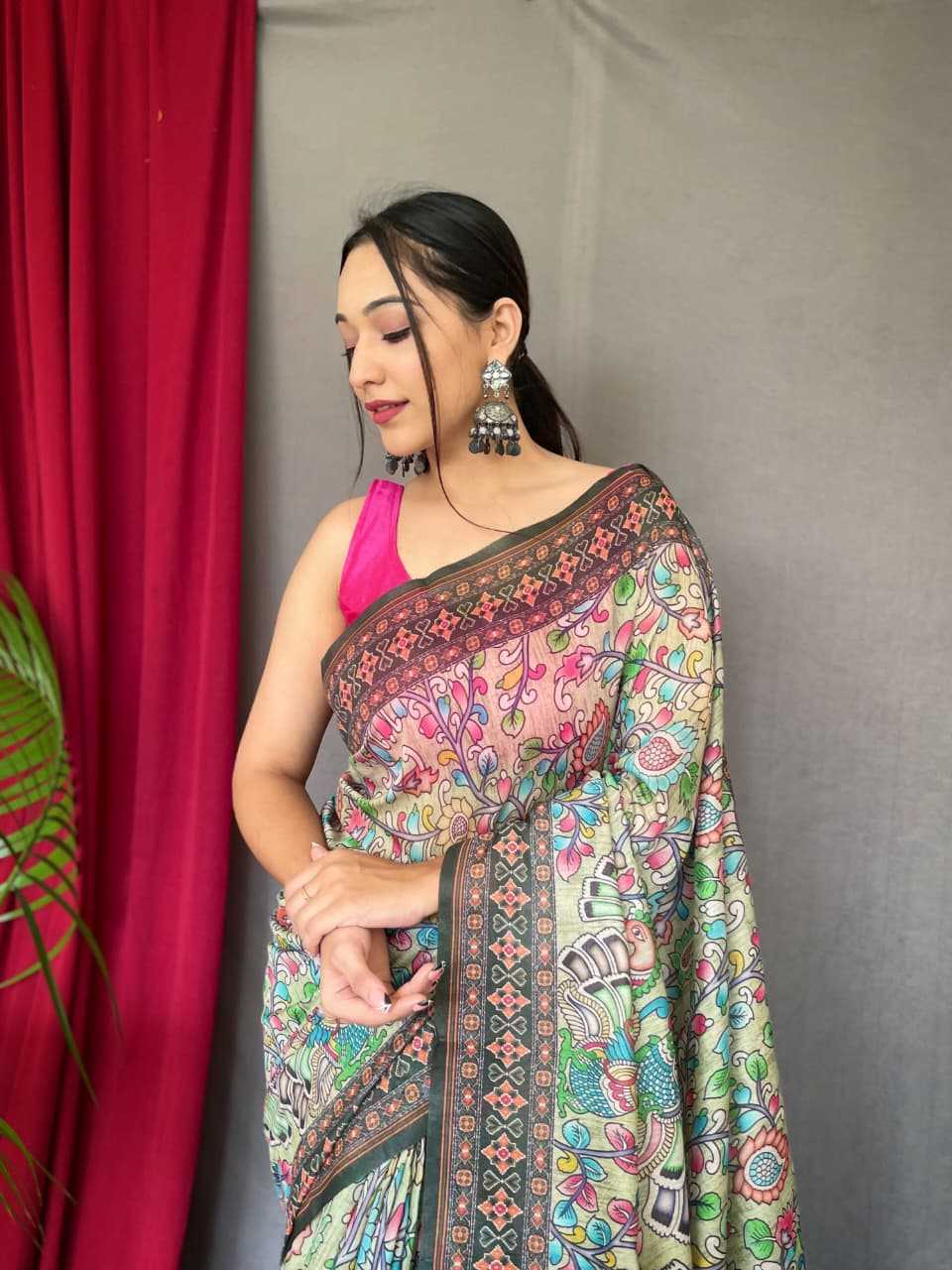 Bandhani Silk Printed Saree