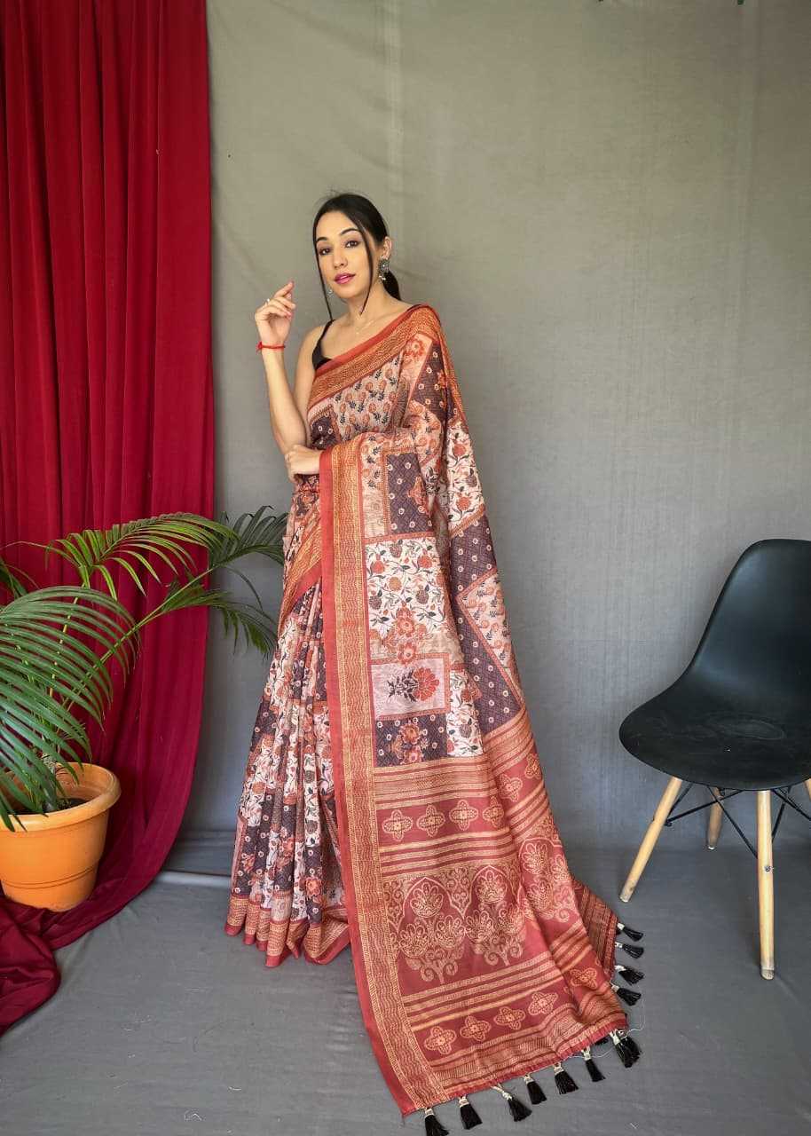 Carpet Silk Cotton Designer Saree